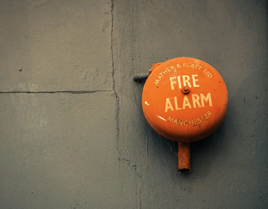 Interconnected smoke alarm system in a Christchurch home